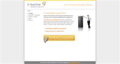 Desktop Screenshot of ithotline.hu